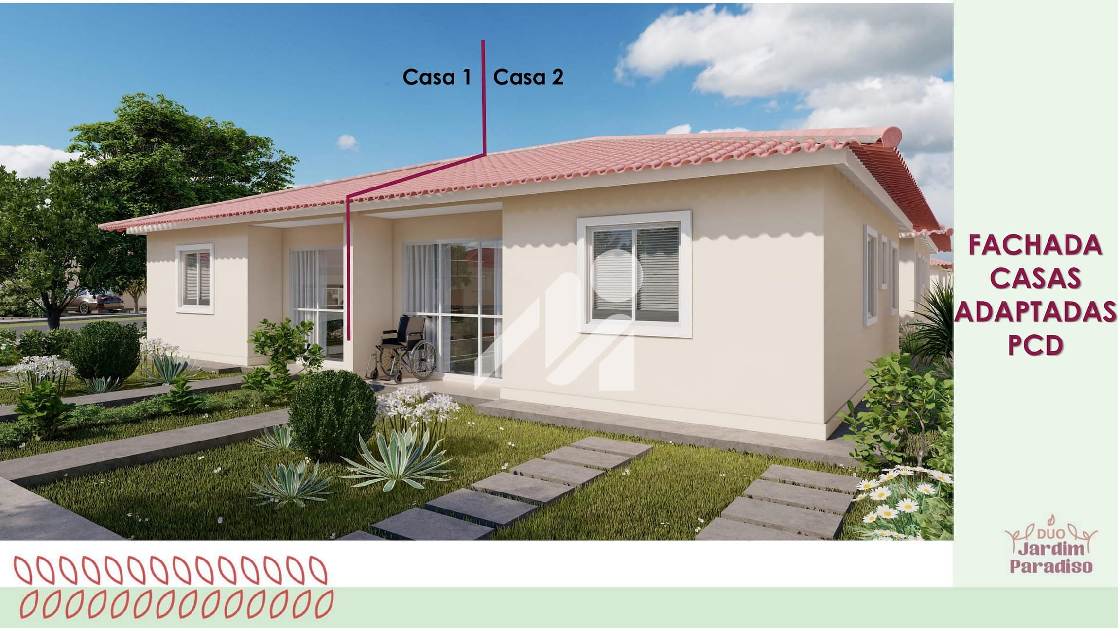Casa à venda no Residencial Duo Jardim Paradiso, no Bairro Jatobá, Vitória da Conquista, BA (em construção)