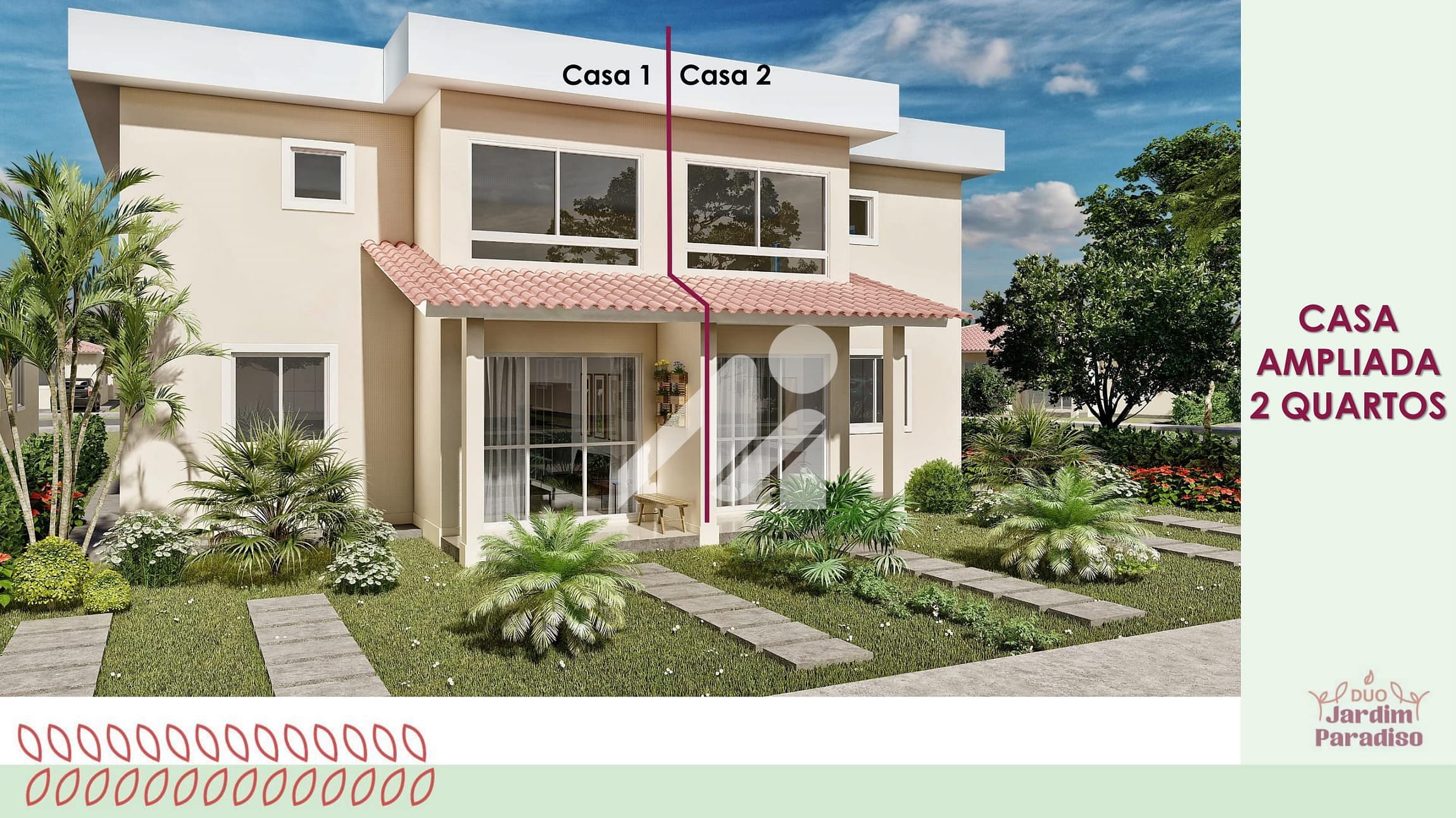 Casa à venda no Residencial Duo Jardim Paradiso, no Bairro Jatobá, Vitória da Conquista, BA (em construção)