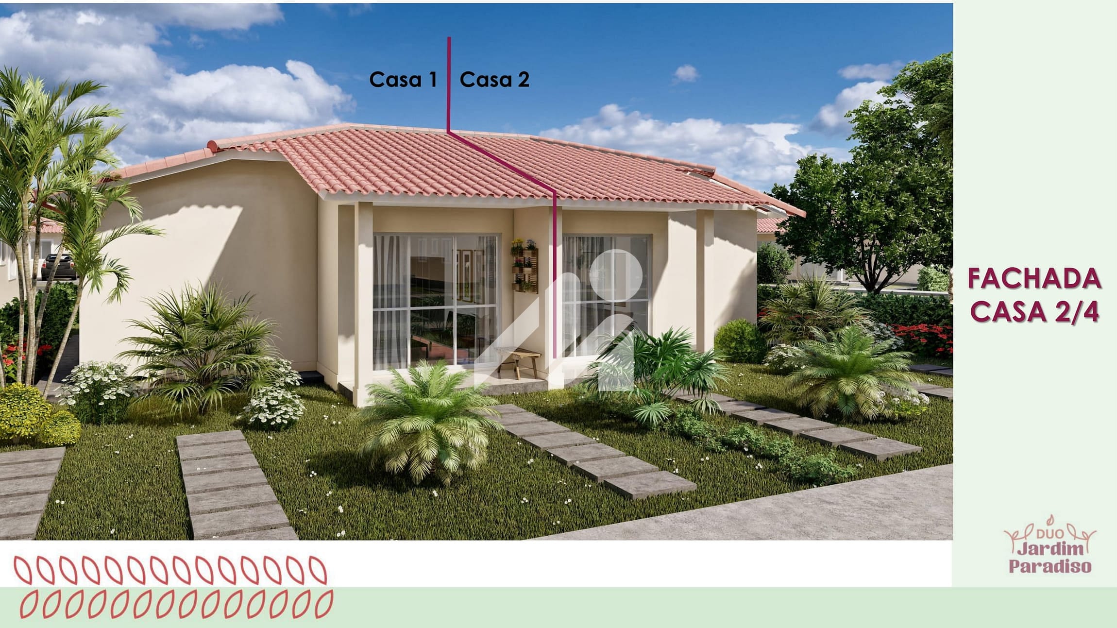 Casa à venda no Residencial Duo Jardim Paradiso, no Bairro Jatobá, Vitória da Conquista, BA (em construção)